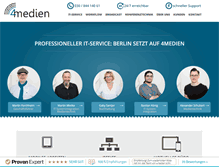 Tablet Screenshot of 4medien.de